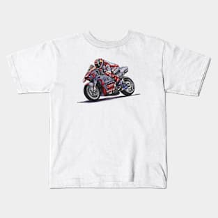 Drawing/Sketching MotoGP Team No 49 Kids T-Shirt